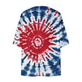 thumbnail image 5 of Gamivast 4Th of July Cardigan for Women Print V Neck 3/4 Sleeve Open Front Loose Fit Summer Tops Lightweight Kimono Cardigan 3/4 Sleeve Vacation Wear outfits, 5 of 6