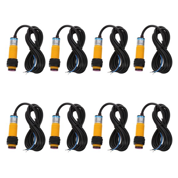 8X DC 3 Wire 6-36V PNP IR Photoelectric Sensor Switch 30cm E18-B03P1