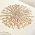 thumbnail image 4 of Sunjoy Tech Placemat Spider Web Shape Table Mat Easy to Clean Heat Resistant Table Placemat for Home Halloween Decor, 4 of 8