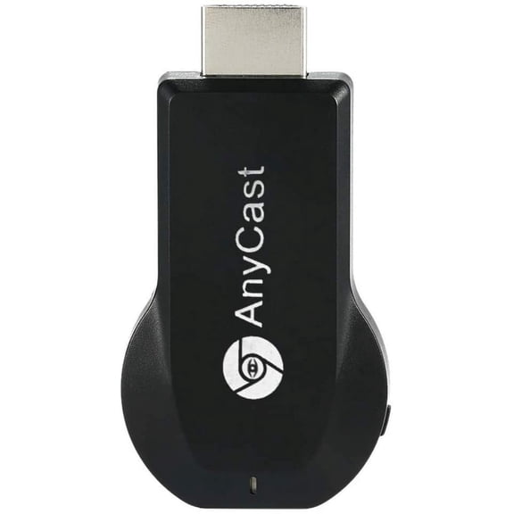 4K/1080P Anycast M100 Wireless Display Adapter, SmartSee WiFi Display Dongle HDMI Screen Mirroring Dual Core H.265/HEVC Decoder HD TV Stick Without Switching Miracast Airplay