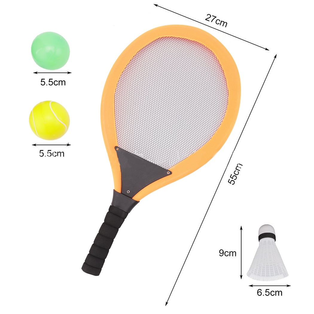 2pcs enfants raquettes de tennis de badminton raquettes de badminton en 