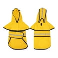 thumbnail image 4 of TiaGOC Dog Raincoat Hooded Slicker Poncho for Small to X-Large Dogs and Puppies Yellow - M, 4 of 7