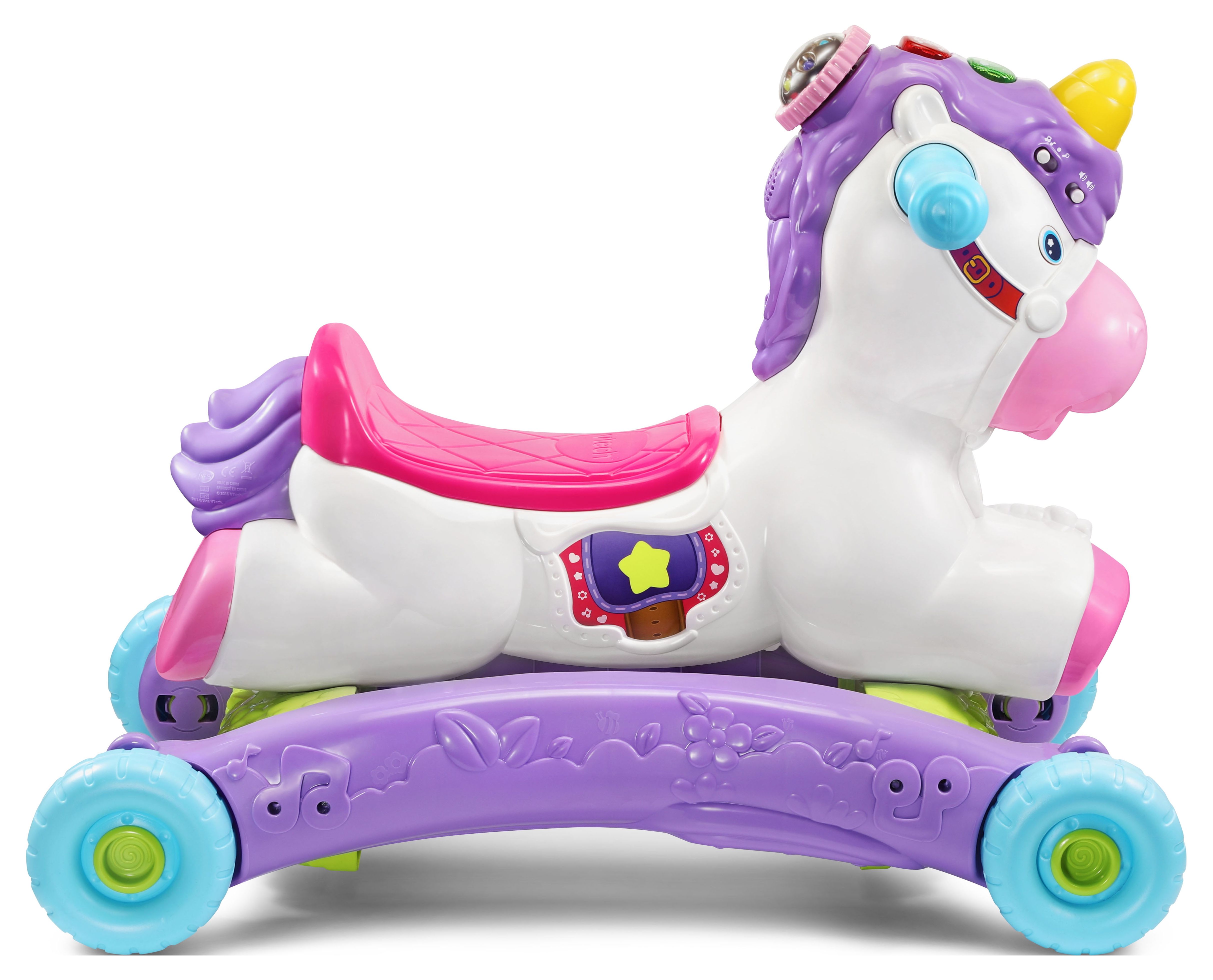 VTech Prance and Rock Learning Unicorn, Rocker to Rider Toy, Motion-Activated Responses - image 7 of 14