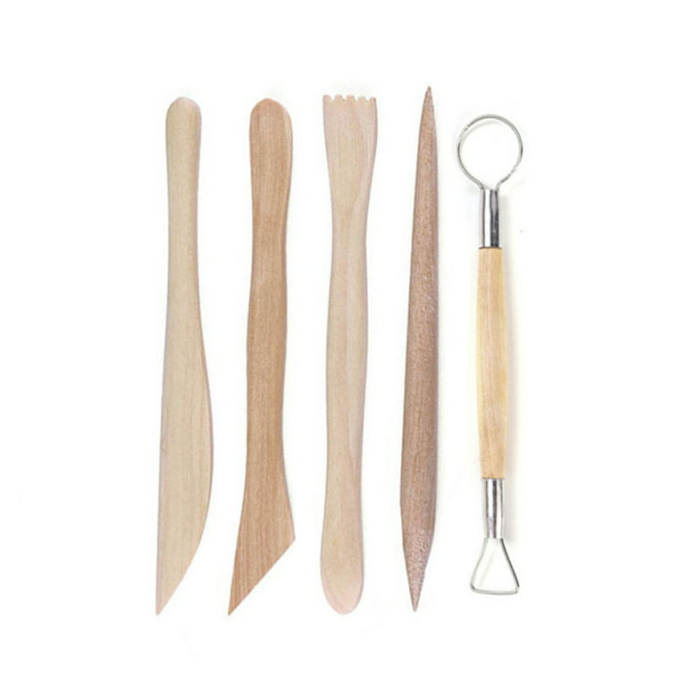 Meterk 13pcs Pottery Clay Tools Ceramic Clay Sculpting Tool Kit Pottery Modeling Carving Tool Gift for Students Beginners Professionals DIY Art