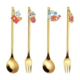 thumbnail image 4 of Baoblaze Gold Cutlery Set Dinner Party Heavy Duty for Chinese New Year Party Birthday C, 4 of 8