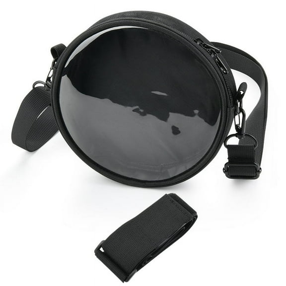 Transparent TPU Touchable CD Player Portable Storage Bag,  Universal Adjustable Shoulder Crossbody Carrying Bag Protective Case For CD Player