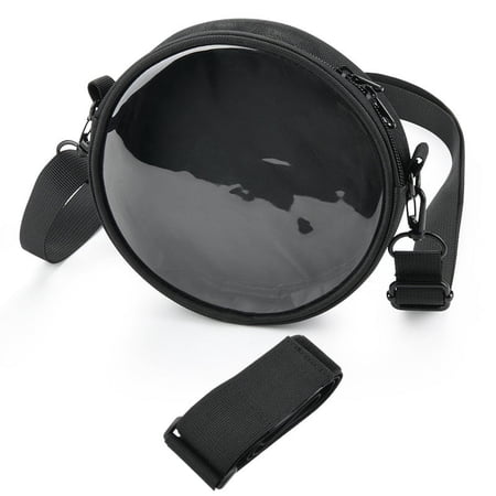 Transparent TPU Touchable CD Player Portable Storage Bag Universal Adjustable Shoulder Crossbody Carrying Bag Protective Case For CD Player