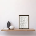 thumbnail image 2 of Elephant Simple Polygon Line Drawing Illustration Artwork Framed Wall Art Print A4, 2 of 4
