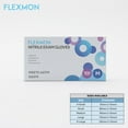 thumbnail image 4 of Nitrile Exam and Medical Disposable Gloves, 4.2 Mil, Small, 100/Box by FLEXMON, 4 of 5