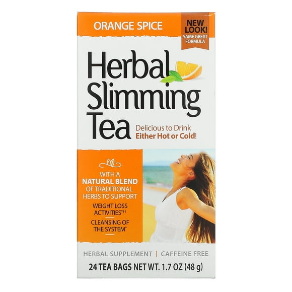 21st Century Herbal Slimming Tea, Orange Spice 24 Bags