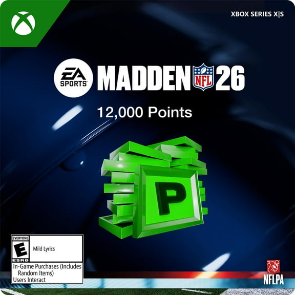 Madden NFL 26: 12000 MUT Points - Xbox One, Xbox Series X|S [Digital]