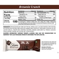 thumbnail image 4 of Nugo Slim Brownie crujiente de chocolate oscuro, 16 g de proteína, 2 g de azúcar, 7 g de fibra, bajo en carbohidratos netos, apto para ceto, sin gluten, 24 unidades, 4 of 5