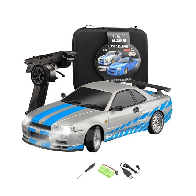 Esquirla 1/18 RC ing Car 4WD Model Car with Lights Present Age 4 5 6 7 8+ Adults grey