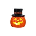 thumbnail image 4 of Mr. Halloween Set of 4 Mini Ceramic Jack-O-Lanterns, 4 of 8