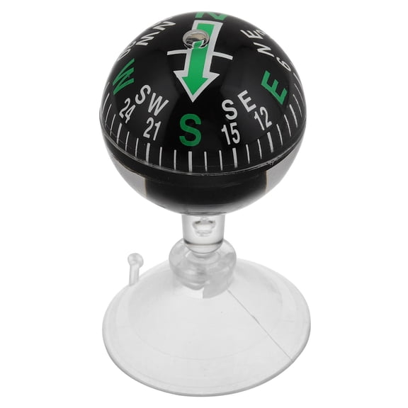 BESTONZON Compact Plastic Dash Mount Navigation Compass for Cars Boats and Outdoor Use