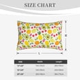 thumbnail image 4 of Lsque Avocado And Pineapple Pattern Pillow Case – Soft & Cozy Throw Pillow Cover, Hypoallergenic Cushion Case for Sleeping Women with Envelope Closure-20"x30", 4 of 6