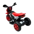 thumbnail image 3 of The Baby Shop Motocicleta Montable Rojo P/ Niños 3 Ruedas 6v C/ Sonido Y Luz, 3 of 8