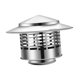 thumbnail image 4 of Tapa de lluvia de chimenea redonda cubierta de chimenea impermeable con techo de la pantalla protector de la lluvia para la tapa del respiradero para Estilo a, 4 of 8