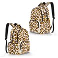thumbnail image 2 of Whosucclay Leopard Print Pattern School Bookbag Lightweight Adjustable Straps Large Capacity School Bag with Adjustable Straps, High School Schoolbag for Boys Girls, 2 of 8