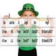 thumbnail image 3 of Fête de la Saint-Patrick pour Filles, Sans Manches, Polyester, Ensemble de Robe de Fête, 5 Pcs, 3 of 7