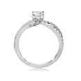 thumbnail image 3 of 3/4ct Diamond Infinity Engagement Twist Ring 14K White Gold, 3 of 4