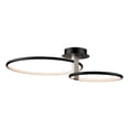thumbnail image 6 of Artcraft Lighting Halo Collection Integrated LED SemiFlush Mount, Black, 6 of 8