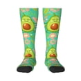 thumbnail image 1 of Fotbe Avocado Keep Calm Calcetas Divertidas Estampadas para Hombre y Mujer, Calcetas de Algodón hasta la Rodilla para Caminar, Correr, Enfermería y Embarazo, 1 of 6