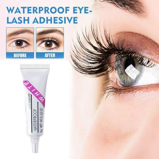 Salud y Belleza, Cuidado Personal, Potenciador de Pestañas, Potenciadores de Pestañas, Pegamento para Pestañas Postizas Transparente Fuerte, Adhesivo para Ojos de 7 ml, Pestañas Postizas