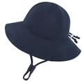 thumbnail image 2 of Nwiuh Kids' Quick Dry Beach Bucket Sun-Hat for Swimming (Navy, 3-6 Years), 2 of 4