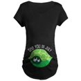 thumbnail image 1 of CafePress - July Due Date Turtle Belly Print Maternity Dark T - Maternity Dark T-Shirt, 1 of 1