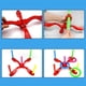 thumbnail image 2 of Outdoor Kids Toys Ring Toss Game Children Birthday Party Assorted Color 12Pcs Plastic, 2 of 3