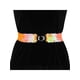 thumbnail image 4 of CINTURONES ELÁSTICOS PARA MUJERES TALLA PLUS INSPIRADOS EN CHIC, CINTURONES AJUSTADOS Y ELÁSTICOS CON DECORACIÓN DE LENTEJUELAS BRILLANTES PARA VESTIDOS 64cm/25.19" NARANJA, 4 of 6