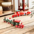 thumbnail image 4 of Christmas Train Decorations Children's Holiday Surprises Gifts Display Windows Tabletops Room Decorations Wooden Small Gift Toys, 4 of 5
