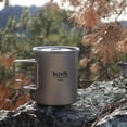 thumbnail image 3 of Kuvik 550ml (18.6 oz) Titanium Cup with Lid - Ultralight and Compact Pot for Backpacking, Camping, and Survival, 3 of 6
