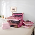 thumbnail image 6 of Castle Fairy Bling Eyelash Girl Twin Bedding Sets,Sparkling Crystal Bedding Comforter Set, 6 of 8