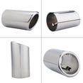 thumbnail image 4 of 1 PAR DE PUNTAS DE SILENCIADOR DE EBBOS DE ESCAPE DE AUTOMÓVIL DE ACERO INOXIDABLE 143 mm/5,6 PULGADAS 102 MM/4 PULGADAS REMPLAZO DE PUNTAS DE SILENCIAYOR DE TUBO DE ESCAPE 67, 4 of 7