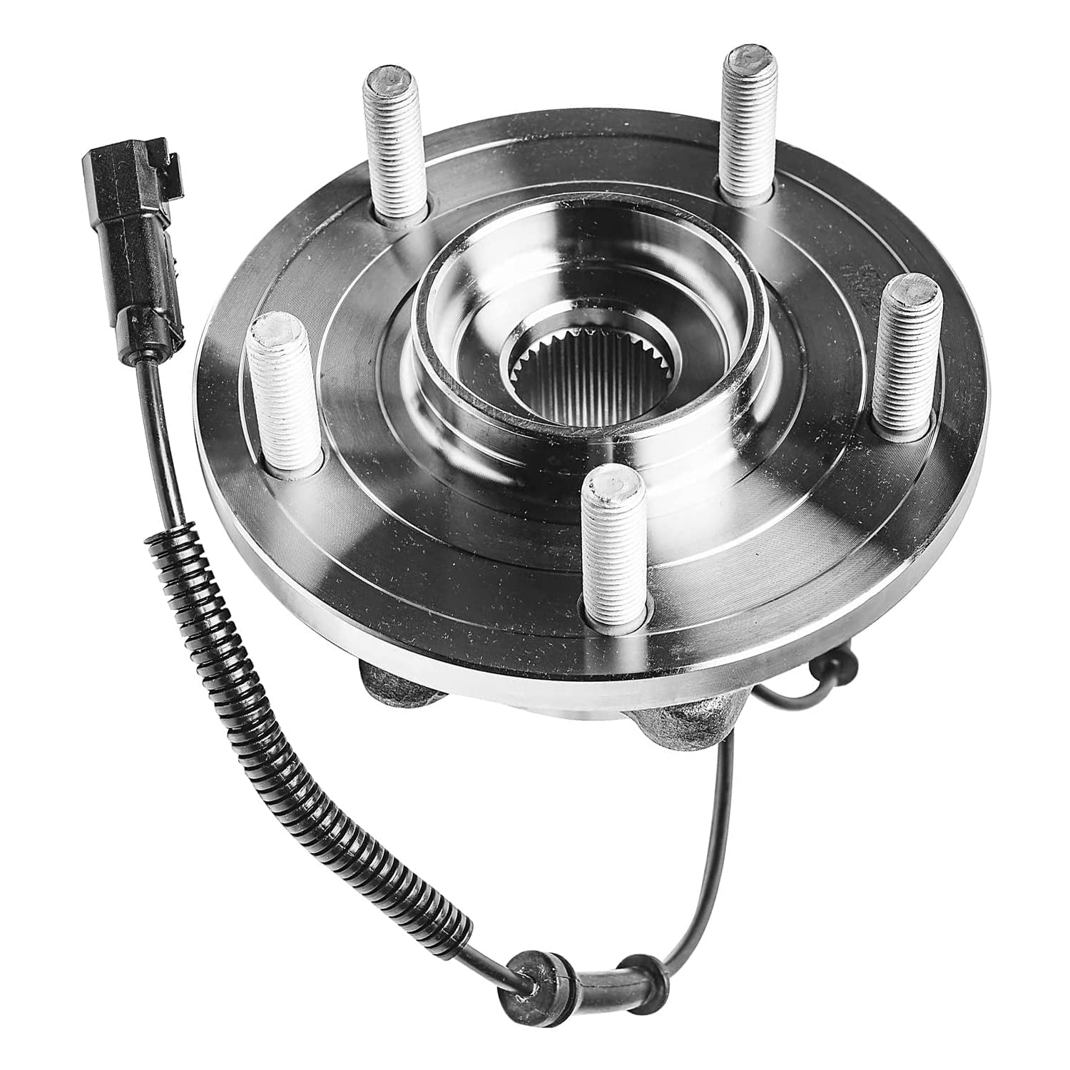 Detroit Axle - 2 Front Wheel Bearing Hubs for Dodge Grand Caravan Chrysler Town & Country Volkswagen Routan Ram C/V, Replacement Wheel Bearing and Hubs Assembly Set