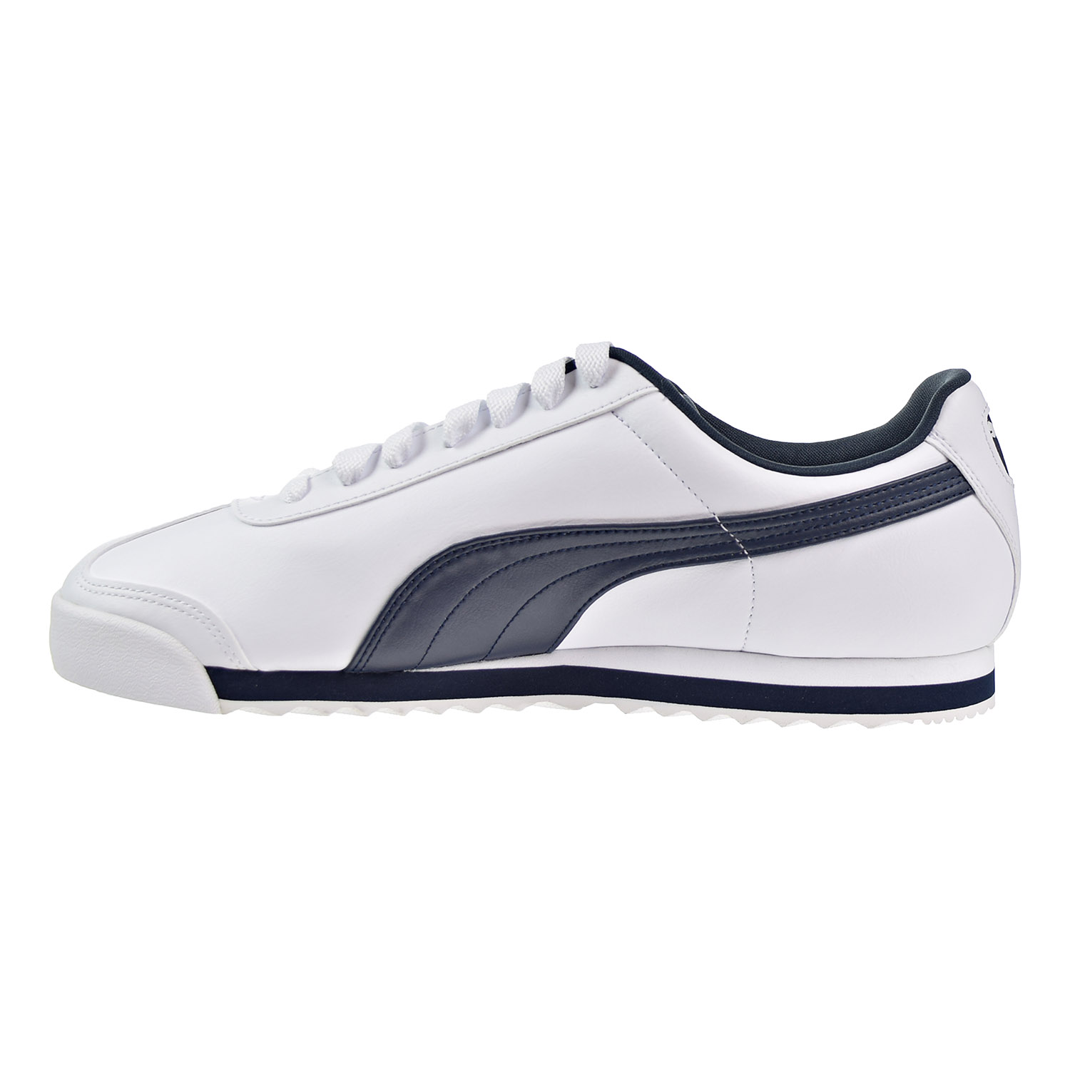 Puma Roma Basic\' Sneaker (Men), White/ Light Grey, Size 9.5 Puma Roma Basic 35357221 Mens White Synthetic Lifestyle  main image 2