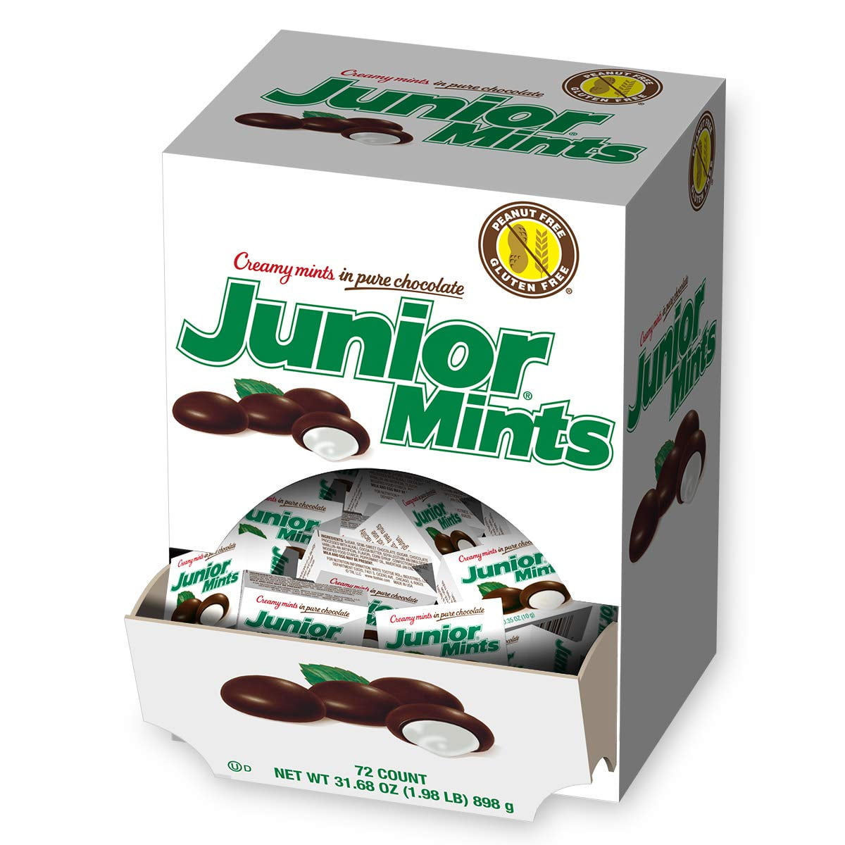 Tootsie Roll Junior Mints, Creamy Mints in Pure Chocolate, MiniBoxes