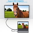 thumbnail image 3 of BENFEI HDMI to DisplayPort Cable, 6 Feet HDMI Source to DisplayPort Monitor Compatible with PC Graphics Card Laptop PS5 Xbox One(360) Supporting 4K@60Hz 2K@144Hz 1080P@165Hz, 3 of 7