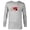 Athletic Heather, variant on Disney Valentine's Day Mom Gift Family Matching Trip - Long Sleeve T-Shirt for Men - Customized-Athletic Heather