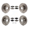 thumbnail image 1 of CMX Front Rear Disc Brake Rotors and Ceramic Pads Kit for Car Mercedes-Benz C300 C350 E350 K8C-101606, 1 of 11