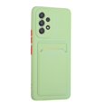 thumbnail image 3 of Galaxy A53 Case, Slim Soft Fit Shockproof Protection Case Dropproof Non-Slip Silicone Case with Card Slots Soft TPU Bumper Phone Wallet Case for Samsung Galaxy A53 5G 6.5 inch 2022,Green, 3 of 7