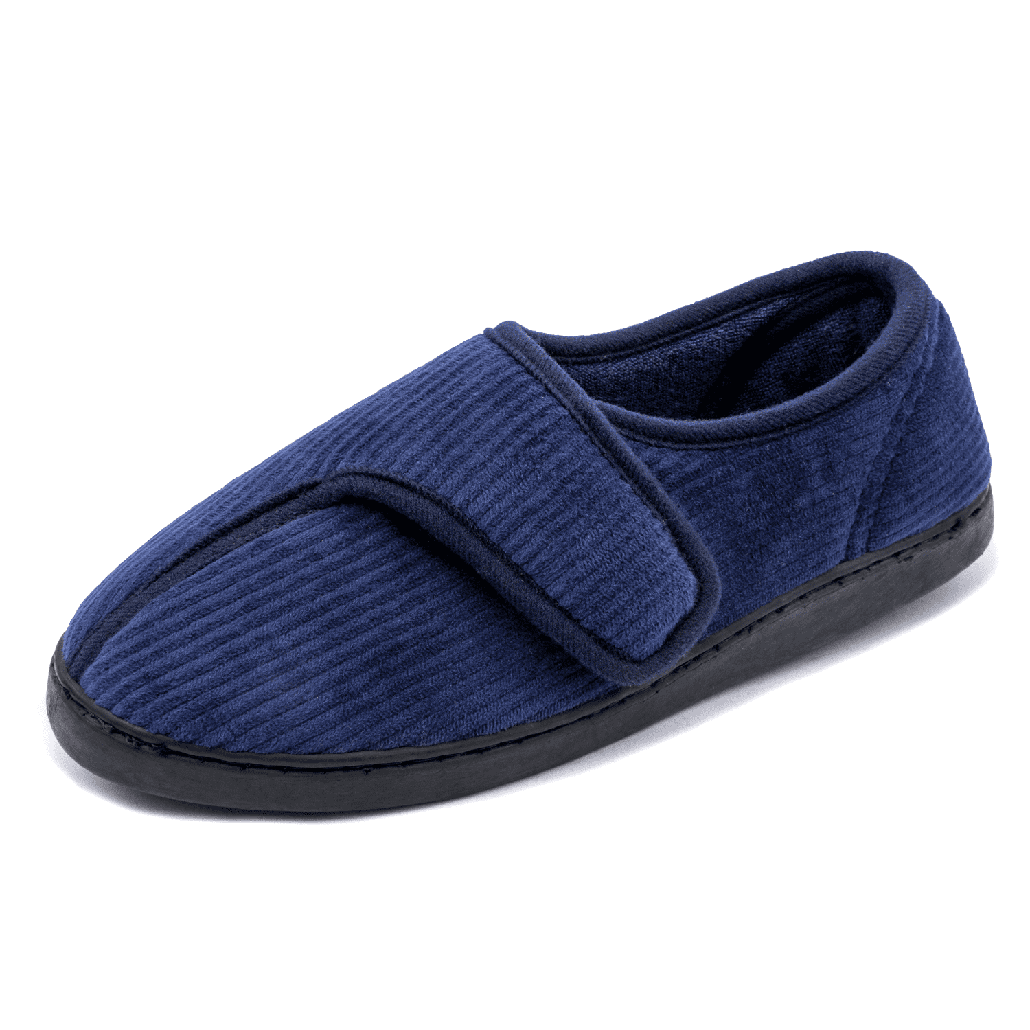 extra wide fit slippers mens