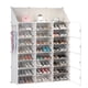 thumbnail image 1 of Zapatero con Cubierta, 3 x 8 Niveles 48 pares de Armario de Almacenamiento de Zapatos, Organizador Cajas de Zapatos de Estantes de Plástico para Zapatos y Juguetes, para Entrada, Guardarropa, 1 of 8