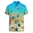 thumbnail image 3 of Camisa hawaiana con estampado 3D de hongos mágicos para hombre, camisa colorida de manga corta con botones, divertida para fiesta en la playa, ropa para hombre, 3 of 5