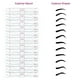 thumbnail image 1 of Plantilla Para Cejas, Kit Moldeador De Cejas, Plantilla Reutilizable Para Cejas Con Correa, 1 of 7