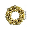 mardi gras boxwood wreath