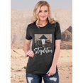 thumbnail image 2 of Camiseta Savarana para mujer con diseño de cactus, vaquera, estilo vaquero, estilo rodeo, estilo vaquero, 2 of 6
