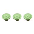 thumbnail image 3 of stanreset Alliage de Zinc Simple Trou Rond Couleur Poignée Tiroir Armoire Armoire Porte Antique Poignée Meubles Accessoires de Quincaillerie Vert 3PCS, 3 of 6